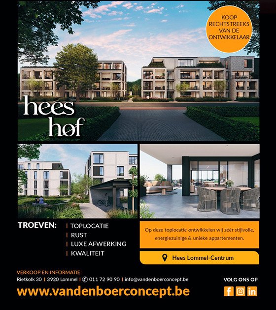 Heeshof Lommel Heeshof: 25 appartementen in centrum Lommel